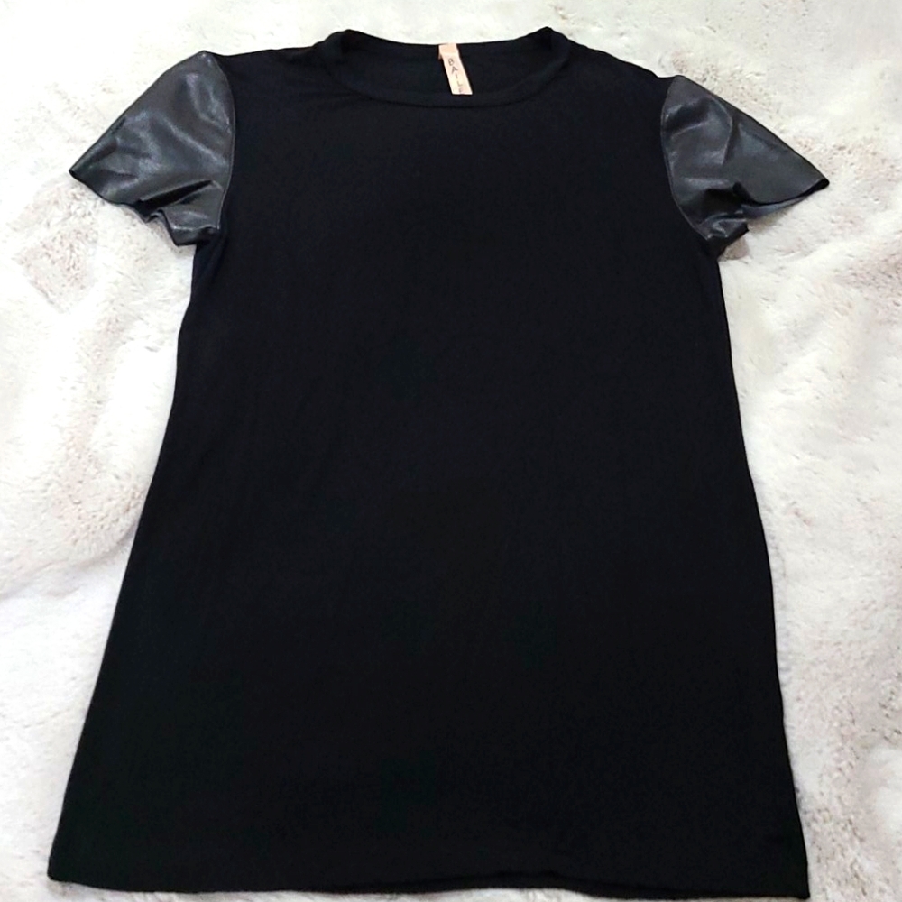 Bailey 44 Faux Leather Top